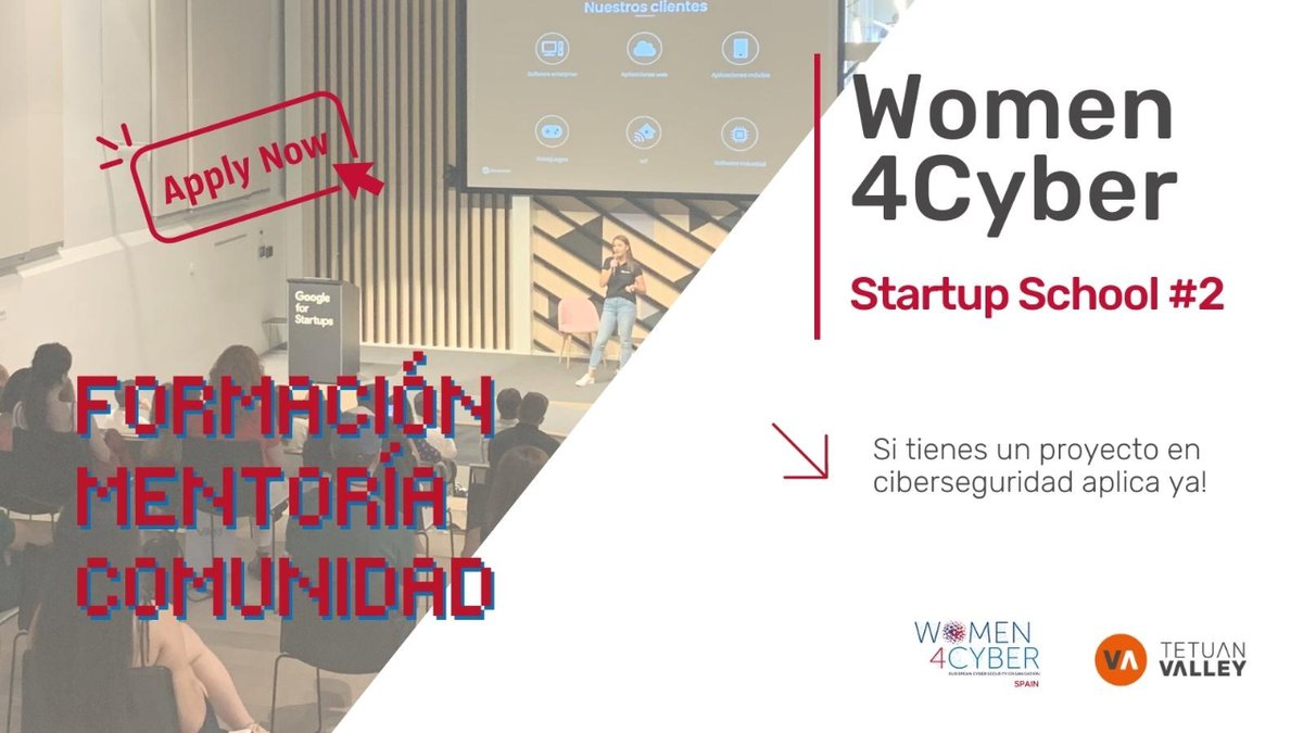 🟣 ¿Lista para la acción? 

Women4Cyber Startup School es un programa único de formación y mentoring para mujeres emprendedoras en el campo de la ciberseguridad que ofrece apoyo para lanzar sus proyectos y hacerlos crecer.

📌 Apúntate: bit.ly/3nL8kIG