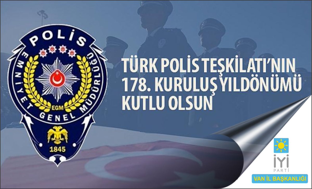 #PolisTeskilatı178Yasında #van <a href="/selimozgokce/">selim özgökçe</a> <a href="/abdullahakbas99/">abdullah akbaş</a> <a href="/iyipartitusba/">☀️İYİ Parti Tuşba İlçe Bşk.☀️</a> <a href="/IyiIpekyolu/">İyi Parti Van İpekyolu İlçe Başkanlığı</a> <a href="/iyipartiedremit/">iyipartiedremit</a>