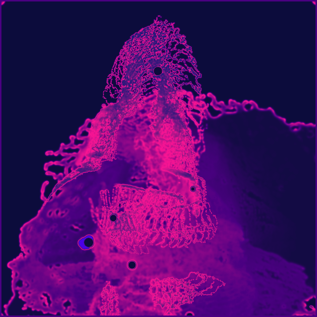 _k0ch's tweet photo. GM 🟣. Tomorrow we will do the reveal of "Señales Del Fin Del Mundo". After the distribution, we will send each collector a HD frame of the piece 📡 https://t.co/q5xntyuzwb