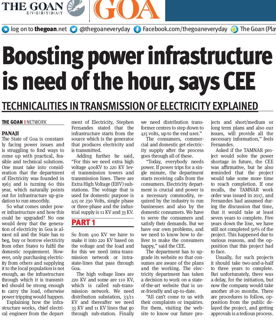GoaTamnar's tweet photo. Boosting power #infrastructure for the #development of #Goa is the need of the hour! 

Read the full article here: https://t.co/i1SNO2R7kR

#GTTPL #PowerForAll #GoaTamnar https://t.co/Fe8KvPNLZp