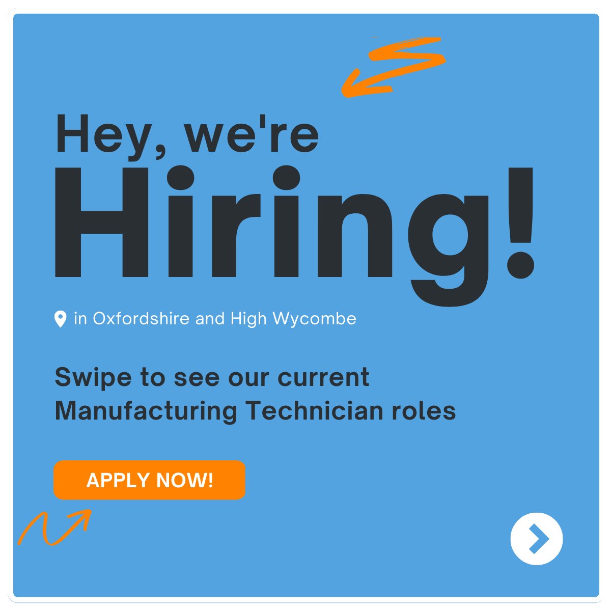 Manufacturing Technician weekly JOB ROUND UP 👌 Hit the link to take a look: buff.ly/41akytp 

#oxfordshirejobs #manufacturing #Oxfordshire #highwycombe