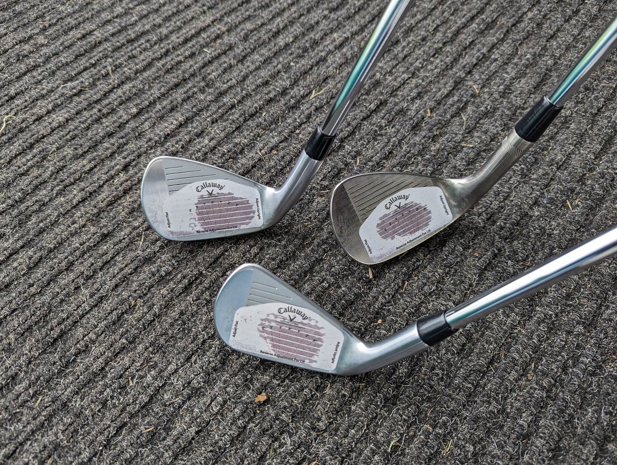 Moving strike away from hosel. Things moving in right direction in more ways than one...😉😉