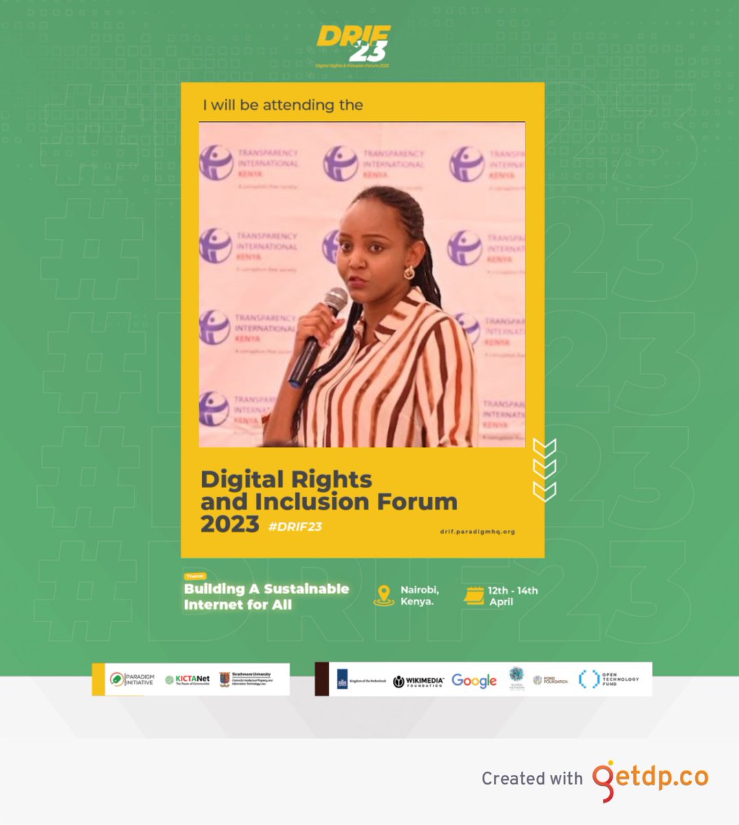 CarolineGiathi's tweet image. The #MediaTechHub @TIKenya will be attending the Digital Rights and Inclusion Forum 2023 #DRIF2023, through timely and important discussions on Building A Sustainable Internet for All @KICTANet @ParadigmHQ @TalkAfrica1 @GoogleNewsLab @FordFoundation @OpenTechFund @AFJFreelance