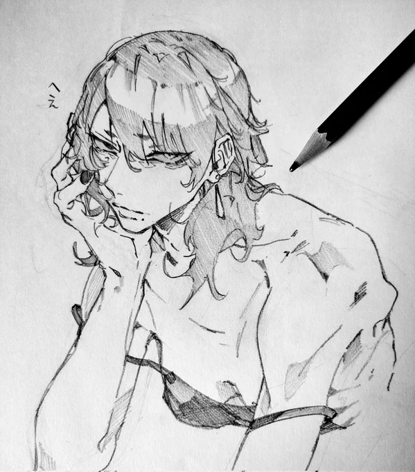 学校で描いたやつ 