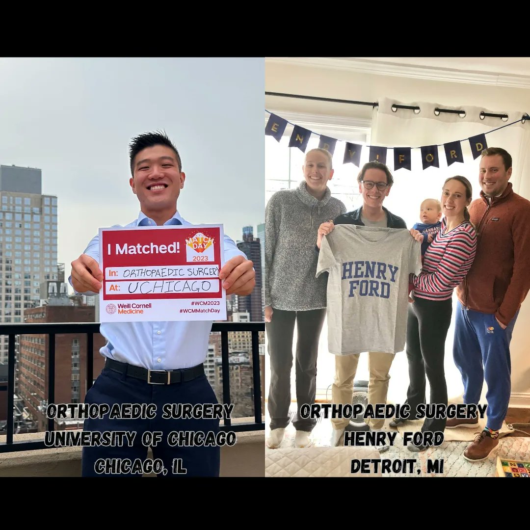 We are still feeling the high from Match Day. Congratulations to last year's Pride Ortho scholarship recipients on MATCHING!!!!! 🥳👏