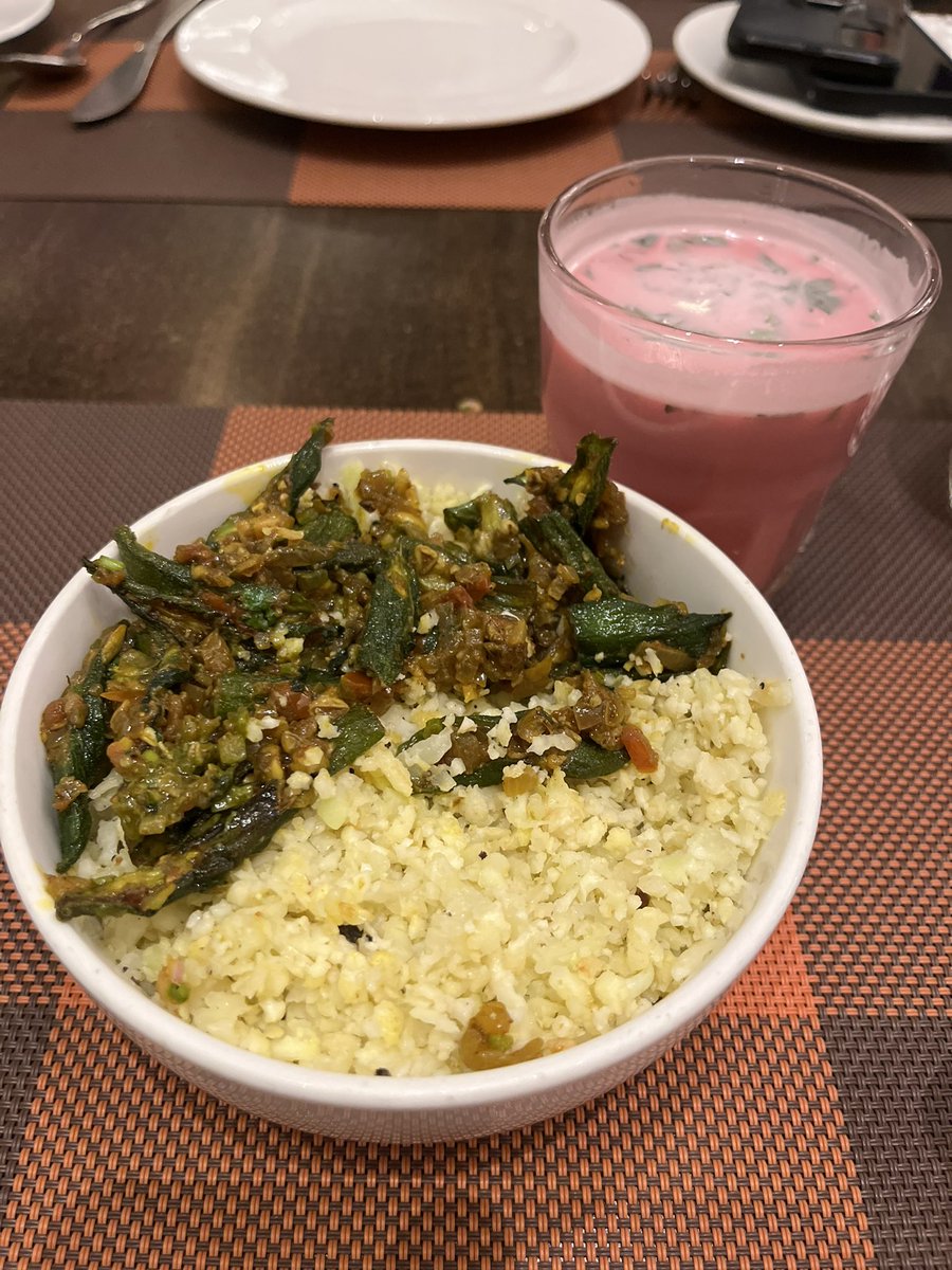 KnottedBraid's tweet image. I love going to #copperleaf in Porvorim Goa. I have now taught them to make cauliflower rice for me. 🤩 #LCHF #Keto #LCHFwayoflife