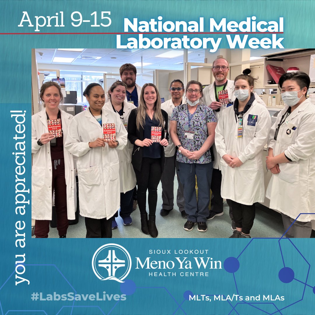 This week is National Medical Laboratory Week, and we are honoured to recognize our medical laboratory professionals that play a vital role at SLMHC! Happy #LabWeekON and #MedLabThx to our amazing lab team for going above and beyond in quality care and service! #LabsSaveLives