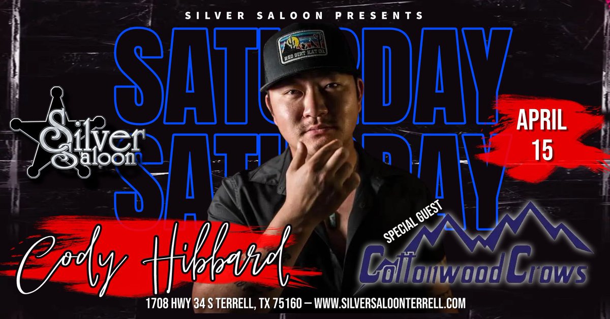 This Saturday! <a href="/codyhibbard_/">Cody Hibbard</a> <a href="/CrowsCottonwood/">Cottonwood Crows</a> stubwire.com/event/codyhibb…
