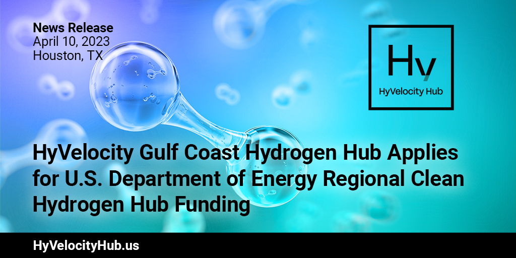 Recently, HyVelocity Hub applied for funding from <a href="/ENERGY/">U.S. Department of Energy</a>'s Regional Clean Hydrogen Hubs to scale clean hydrogen supply and demand along the U.S. Gulf Coast. Federal investments can boost the global clean #hydrogen market and decarbonize the economy. hyvelocityhub.us/support/hyvelo…