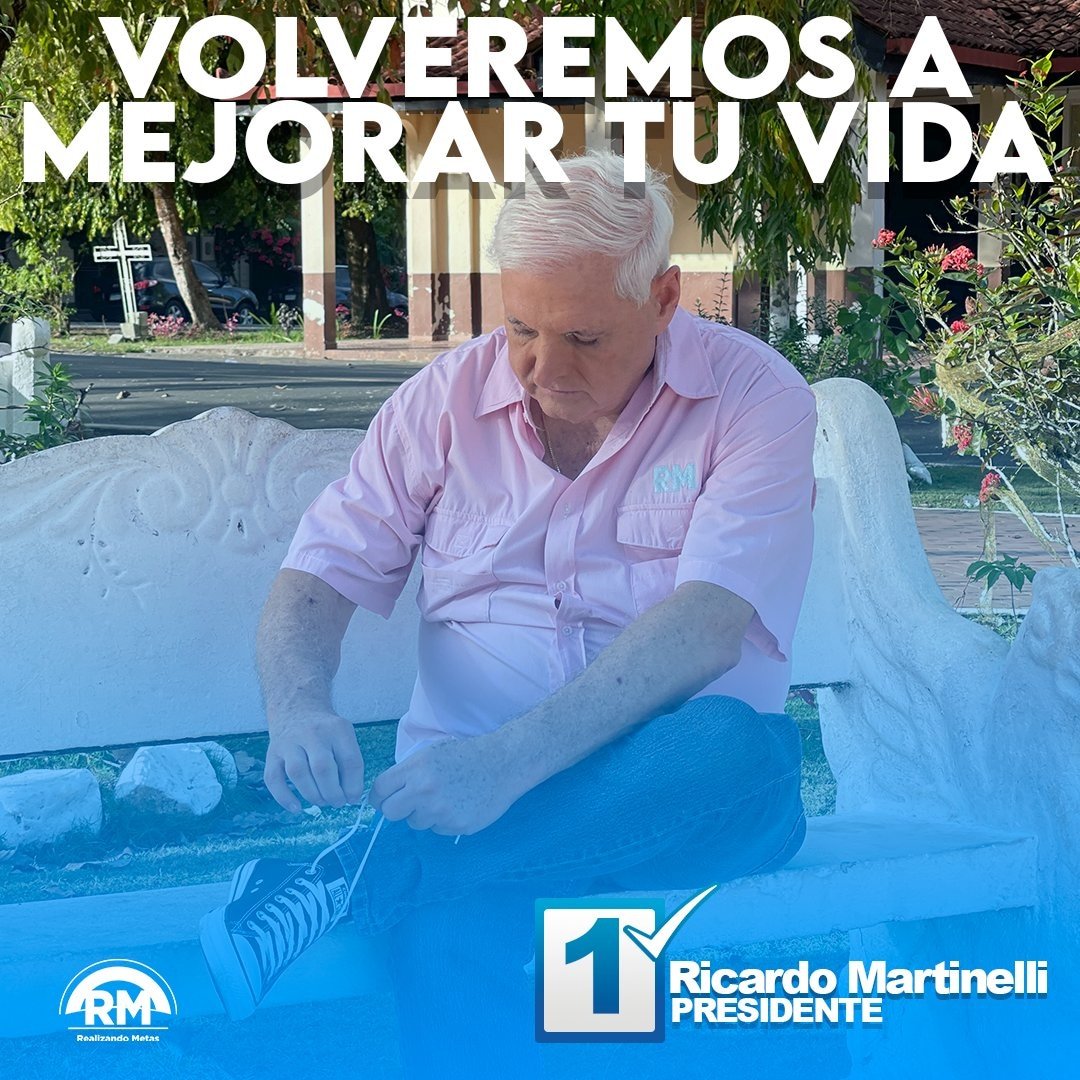 Ricardo Martinelli <a href="/somosrmpa/">Realizando Metas</a>
<a href="/rmbpresidente/">Ricardo Martinelli</a> #VolveremosAMejorarTuVida #Penonomé #Panamá