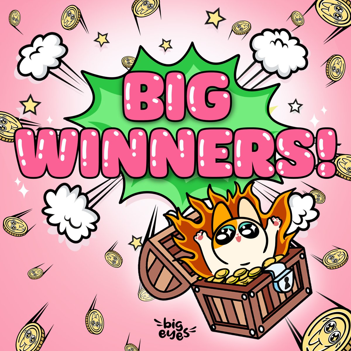 BigEyesCoin's tweet photo. 😻Introducing the 2 x $100K $BIG COMP Winners!😻

🏆Wallet address: 0x5def3806d8416ce0b9d5adcb8bbc6f0494f35fbf 33,338 (tx Count)

🏆Wallet address: 0x4c63120ce33239975b5c89d4e3b4a2d582364f3e $18,937.12

👏BIG CONGRATS!👏

#cryptocurrency #BigEyesCoin #BigEyes #Presale #winners https://t.co/HpBYrEuS4H
