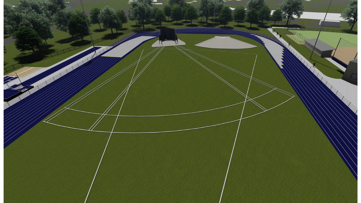 LawrenceXCTrack's tweet photo. Check out the 3D Model of the NEW Track &amp; Field Complex at Whiting Field🏟️😎

Coming 🔜 Sept. 2023

We are pumped‼️

#LUXCTFVikings | #WhitingField https://t.co/9lr5XLFT6I