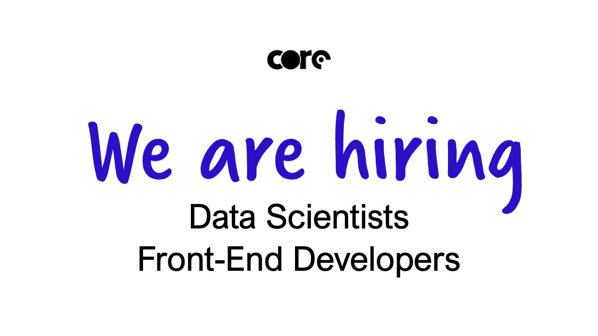 CORE_inno's tweet image. 📣 Great news for job hunters!

Our technical team is #hiring &amp;amp; we are looking for #DataScientists &amp;amp; #FrontEndDevelopers to join our #Agile team

Sounds interesting? Apply below ⤵

Data Scientist  👉 bit.ly/3MrcfEI

Front-End Developer  👉 bit.ly/40SniuU