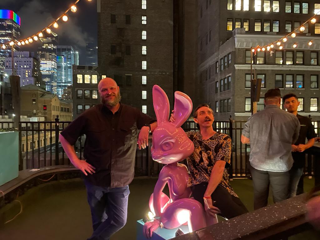 VVarDogsNFT's tweet photo. Gm! Dawgs are gearing up for #NFTNYC2023. Shit got a Lil weird last year. Not sure where this place is... We were tripping on shrooms, but best believe, we'll find this magical place again 🫠 https://t.co/HnsF7NHqPw