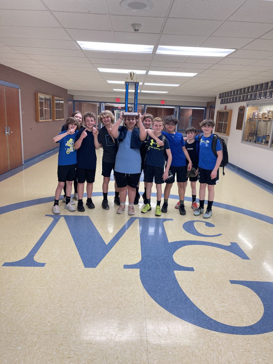 On April 3, McG MS held a Yoshi tournament. Congratulations to our tournament champions, Team Gladiators!  Special thank you to Mrs. Schardt and Mr. Parry for organizing this event.