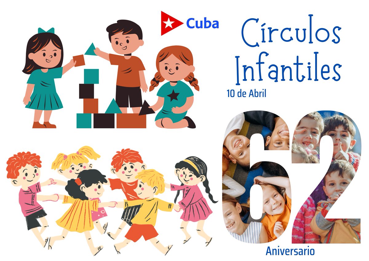 #FidelPorSiempre 
«El círculo infantil es, quizá, la más importante institución de Educación de este país, les digo que es tan importante un círculo como una Universidad(…)» 
¡¡¡Feliz Aniversario!!! 🤗🥳

#CubaGanó #UnaMejorJuventud