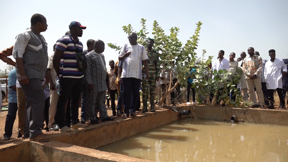 sigbf's tweet photo. #Entrepreneuriat #agricole : Une délégation gouvernementale et des étudiants visitent les sites d’incubation de l’#ANVAR à #Bagré pour un futur projet.
https://t.co/R74szjolFa
#Com_Gouv_BF
#SigBurkina
#BurkinaFaso https://t.co/nZKpIQZnk2
