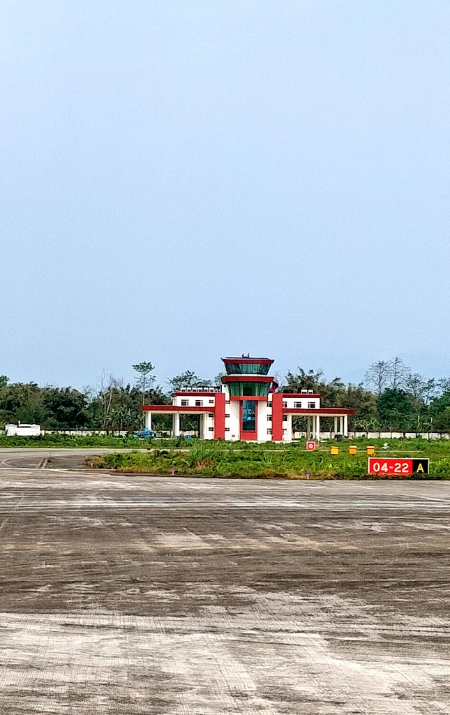 aairedner's tweet photo. The new #AirTraffic Control tower at #TezuAirport @aaiteiairport 

The airport will soon get a new passenger Terminal Building with modern facilities

#aviation #Arunachal #northeast https://t.co/P1X4a7VvaG