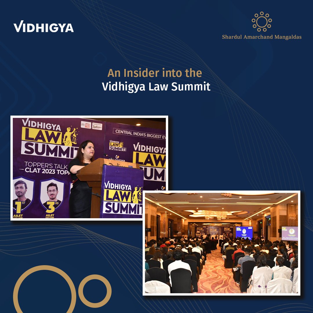 AMS_Shardul's tweet image. Our Partner Ms. Swati Agarwal was a Chief Guest at a Law Summit organized by Vidhigya Institute. She shared her insights on career in Technology Laws and her experience while working in a #law firm.

#LawSummit #TechnologyLaws #LawFirm