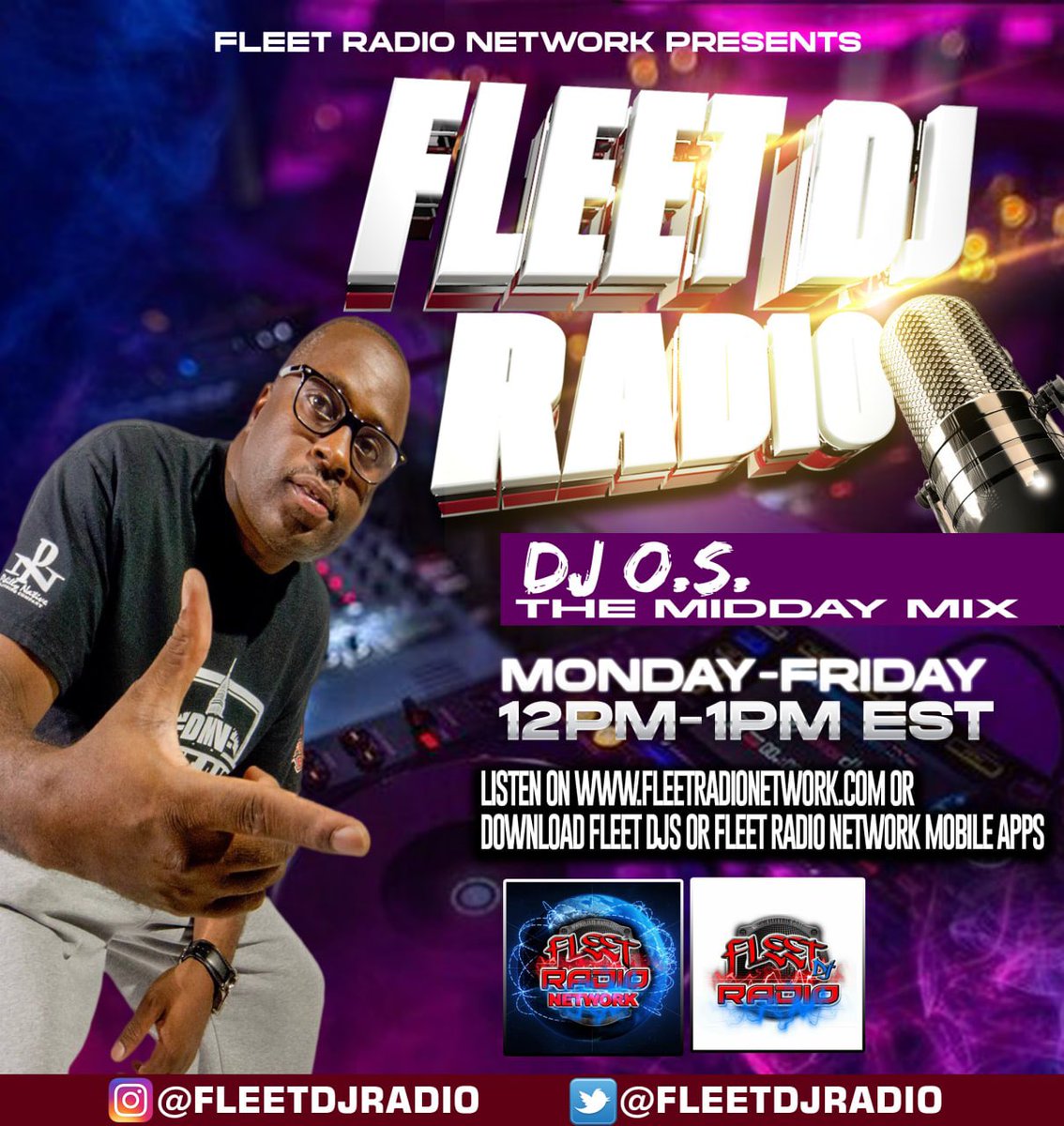 Check out the new midday mix in @fleetdjradio 12p-1p weekdays @DJOS100