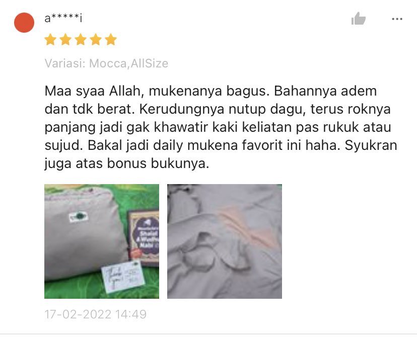 shemaabayaa's tweet photo. Bisa juga lewat tokped!!! Bintang 5 loh di shopee dan tokped😍😍😍

Udah banyak yg repurchase jadi STOCK SEMAKIN MENIPIS YAAA🤧🙏 Mukena sisa 20an doang nih mendekati lebarannn! Abaya saudi sisa 2-3 pcs per model 🥹 

Mukena https://t.co/YhXb2J7ao4

Abaya https://t.co/E57vAnetyl https://t.co/Ly1yTfTiVB