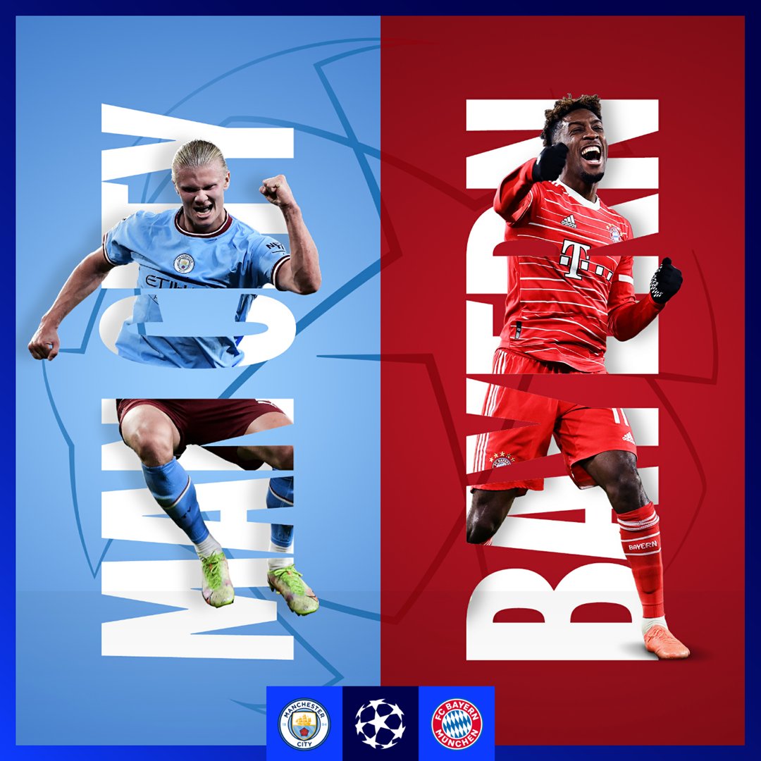 ChampionsLeague's tweet photo. City or Bayern? 🤷‍♂️🤷

#UCL https://t.co/Ql4rspUBtW