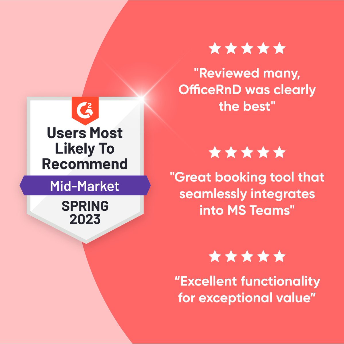 Our #G2 badges have just arrived and are hotter than ever! 🔥
This time, we’ve earned 7 #badges for OfficeRnD Hybrid and 6 for OfficeRnD Flex 💪
So, here's to all of you who joined us in the journey of shaping the #modern #workspace and trusted us by becoming our #clients.