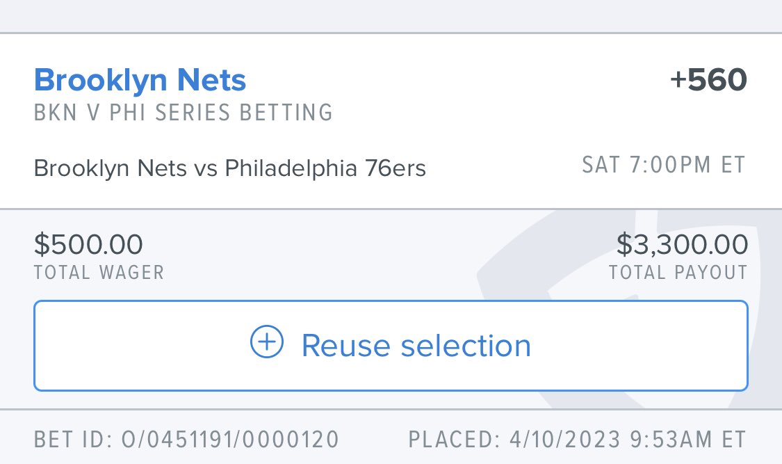 AdamOrecchio's tweet photo. WE BELIEVE NETS https://t.co/3HFIGaetNT
