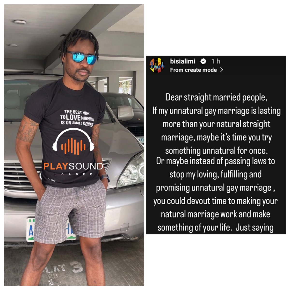 herbsandspiceTV's tweet photo. ''Try something unnatural for once'' - Gay right activist, #BisiAlimi advises straight people with failed marriages.

#PlaySoundLoaded #PlaySound #podcast #dj #youtube #radio #event #celebrity #entertainer #show #livemusic #tiktok #rap #movie #nightlife #entertainment #music #fun https://t.co/tFA7DkDAyT