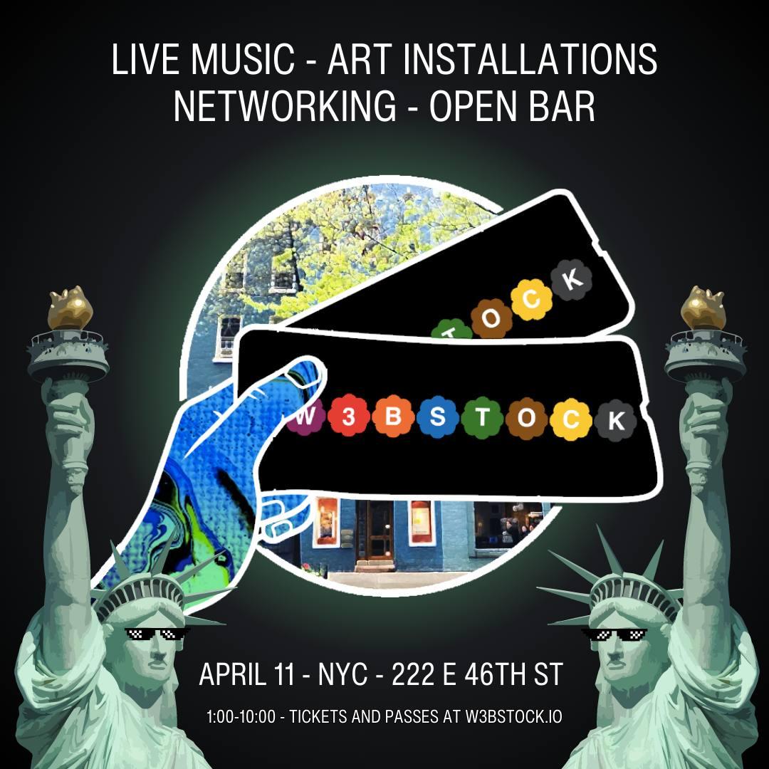 videograffitee's tweet photo. NO SLEEP TILL W3BSTOCK! #NFTNYC2023 #W3BSTOCK #NFTNYC23 https://t.co/YDkANS7Oju