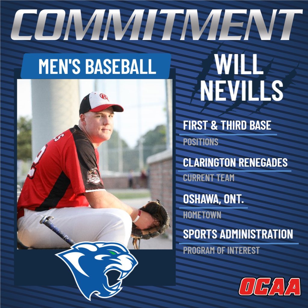 🚨🚨COMMITMENT ALERT 🚨🚨

Your Sault College Baseball team has signed a new recruit for the 2023 season.

Welcome Will to the cougar Family!🐾

#cougarpride🐾