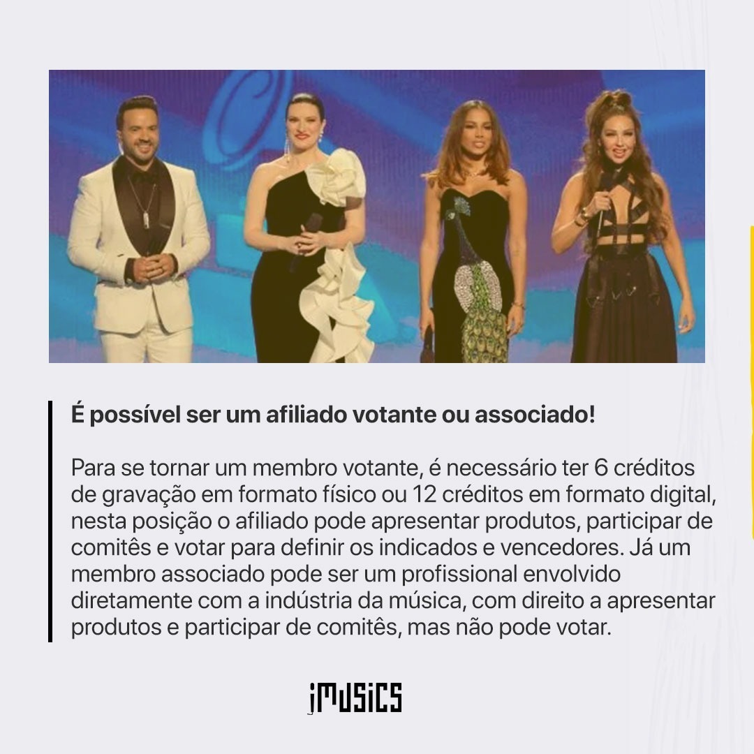 imusics's tweet photo. Em Marco, o @latingrammys apresentou em evento exclusivo na sede do Youtube, uma nova categoria de premiação intitulada "Melhor Interpretação de Música Urbana em Português".

Leia o nosso guia e inscreva-se!

#imusics #grammylatino https://t.co/UzRlBuOo2K