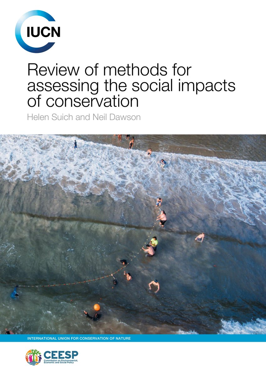 A 🆕 @IUCN_CEESP report examines methods and tools for evaluating the social impacts of #conservation interventions and provides information on developing ethical and gender protocols and the analysing qualitative and quantitative data ♀️ Download it here: bit.ly/3zJGeQt