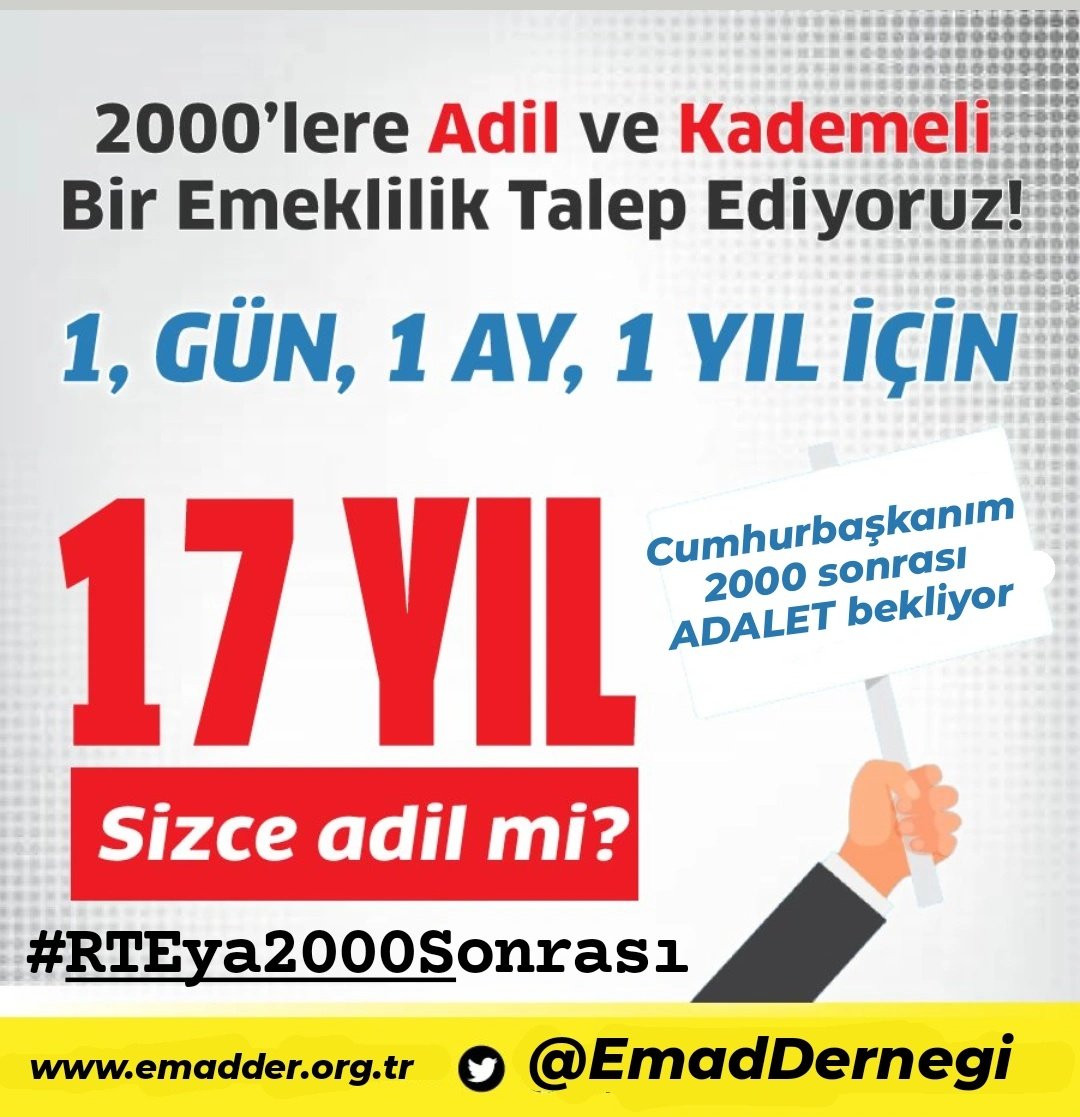 işin garip tarafı ne hükümet @RTErdogan ne de muhalefetten @kilicdarogluk kimse konusunu açmıyor. halbuki oyun çoğunluğu burda. çok garip.
bir an evvel bu haksızlığın çözülmesi gerekiyor.

#Söz2000Lerde #2000lerMeclise @vekilince @vedatbilgn @meral_aksener
#Secim2023