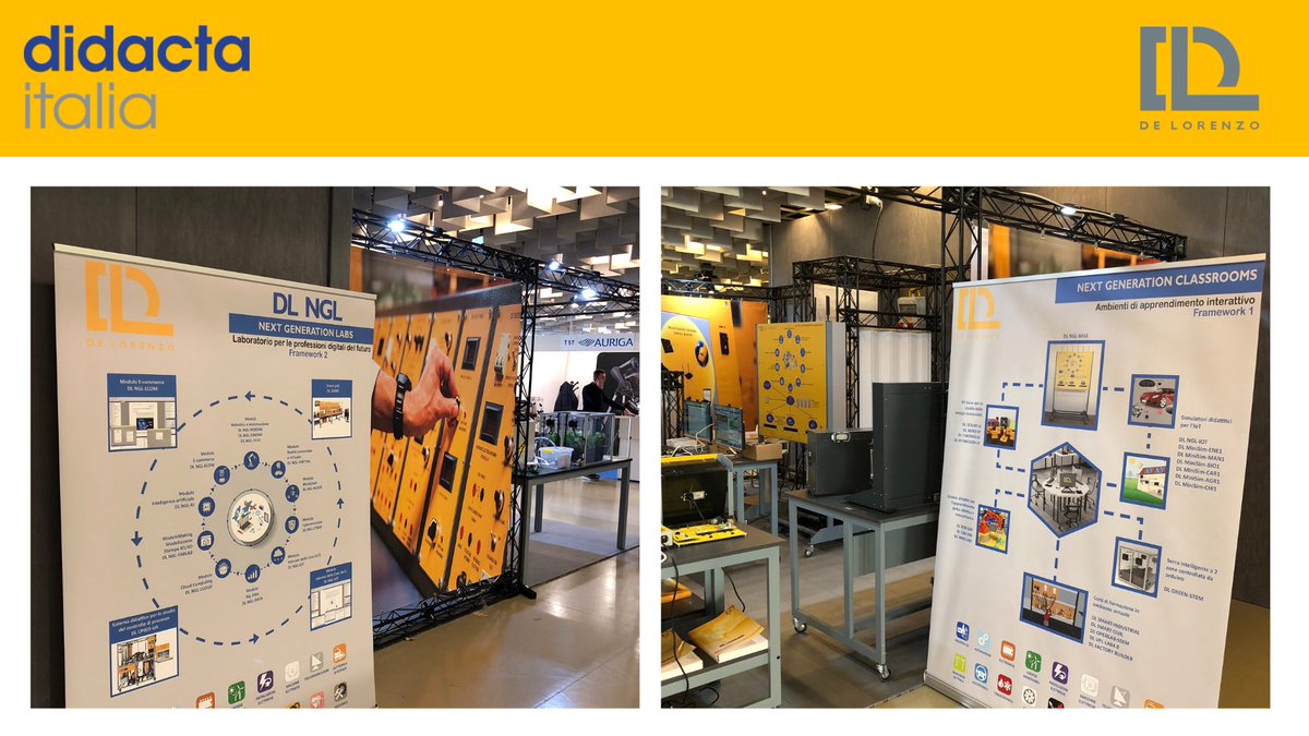 delorenzoglobal's tweet photo. The Fiera Didacta exhibition was a success! Thank you all for your participation and the visit to our stand.
We are very happy and we hope to see you again in the next edition!
β’
#DeLorenzo #AlwaysLearning #Didactic #EngineeringTrainingSolutions #MadeInItaly #SchoolOfTheFuture https://t.co/CL4gZMG7TN