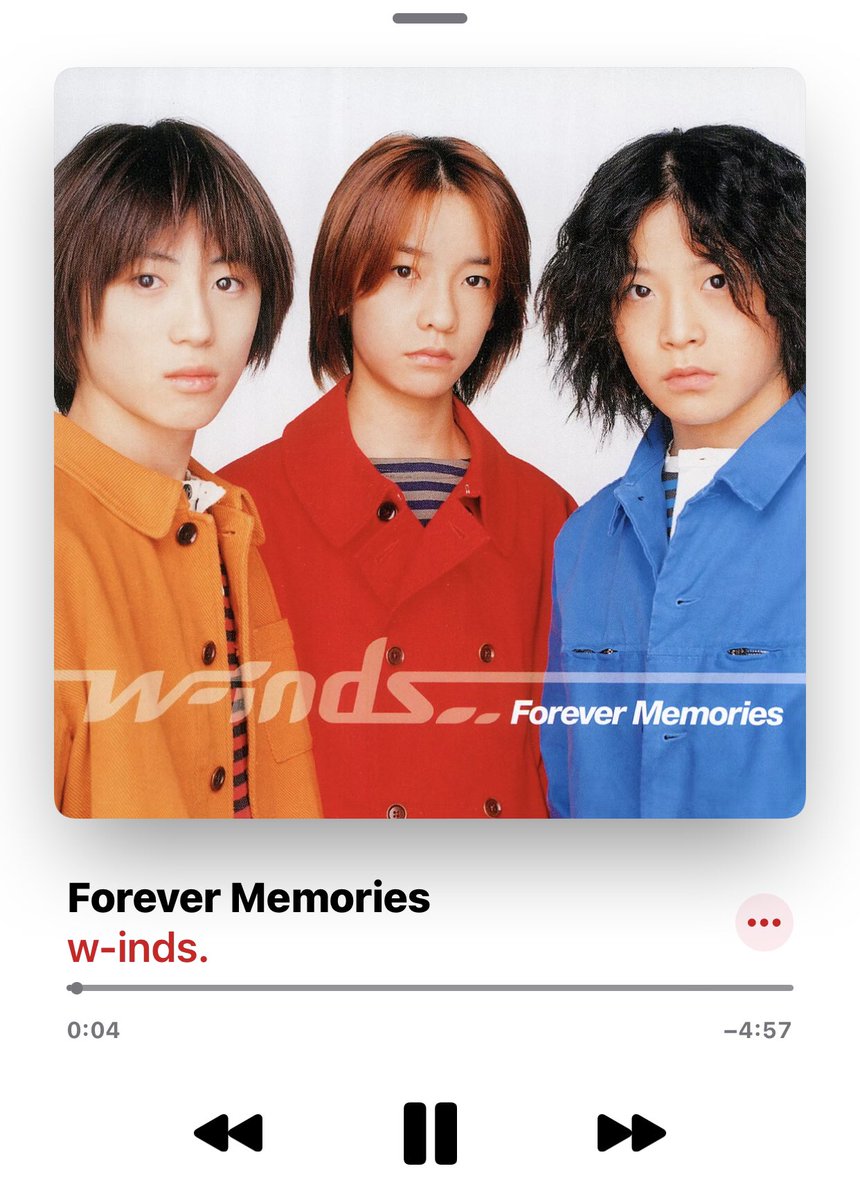 個人的な話ですが...

特にForever Memoriesを好きで小学生の時に擦り切れる程聴いていた(今もめっちゃ聴く)加部としては、千葉さんと舞台で関われた事が光栄すぎました。感動です。

メツさんカッコ良過ぎてどうなるかと思いました...

#千葉涼平
#w_inds 
#梅棒 
#曇天ガエシ