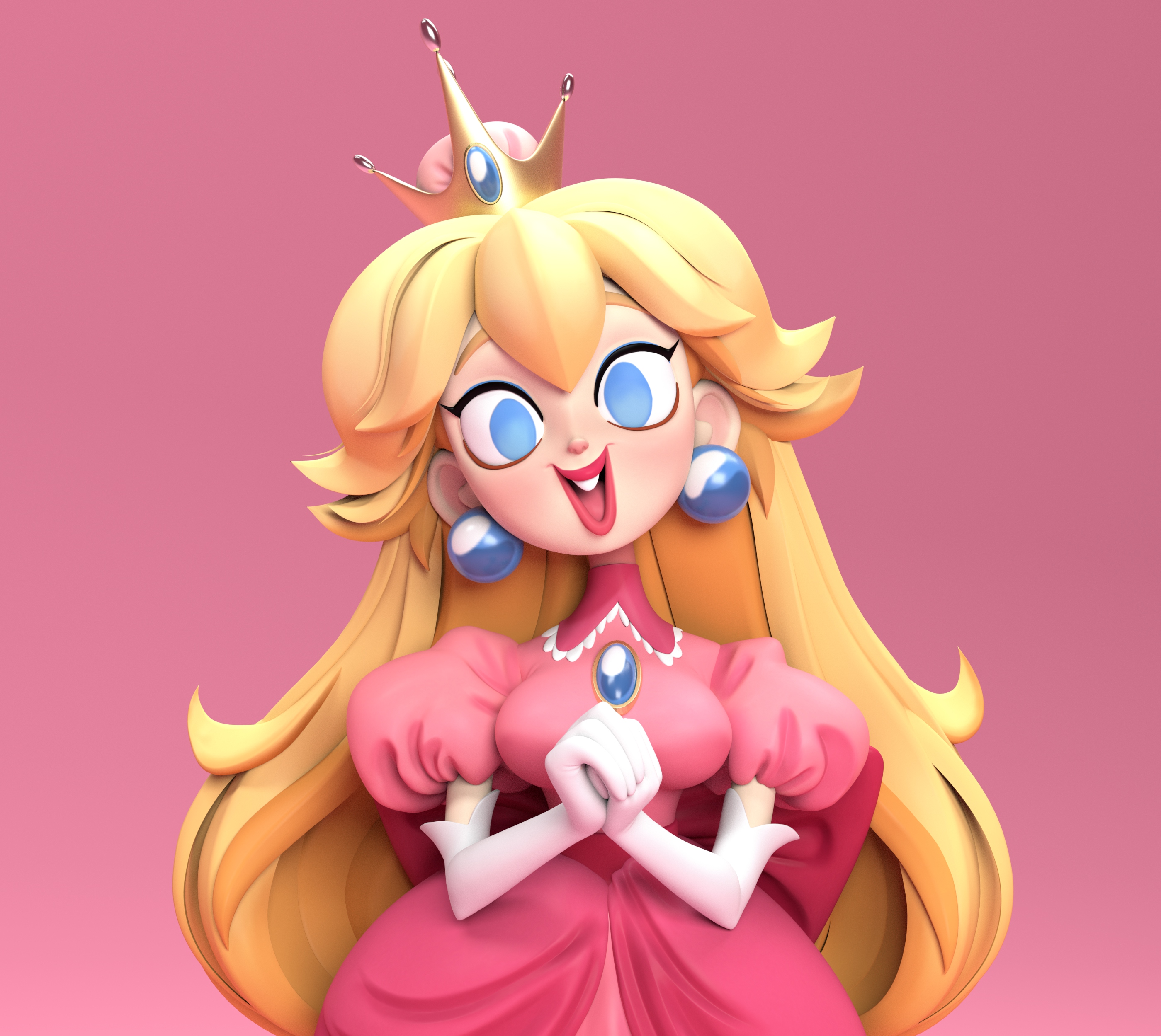 ArtStation - Princess Peach - Mario Movie