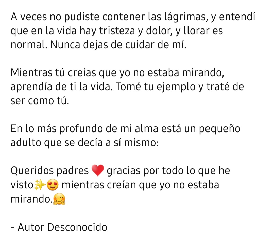 Rivygarh's tweet photo. Para los padres, tios, abuelos,maestros, que de alguna manera influimos en la vida de los niños, recordemos que nos estan mirando, y aprendiendo de nuestros ejemplos a cada instante.
#cuidemosLaInfancia
#CuidemosLaFamilia https://t.co/FLnRoQjSaE