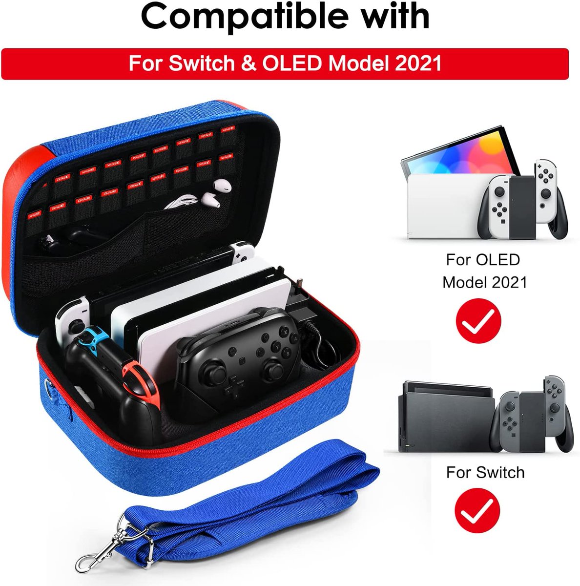 CrunchKloud's tweet image. #iVoler Carrying Storage Case for #Nintendo Switch/Switch #OLED Model - $28.19 @ #Amazon.

22% off from the list price $35.99.

See Deal: amzn.to/3zIpadV