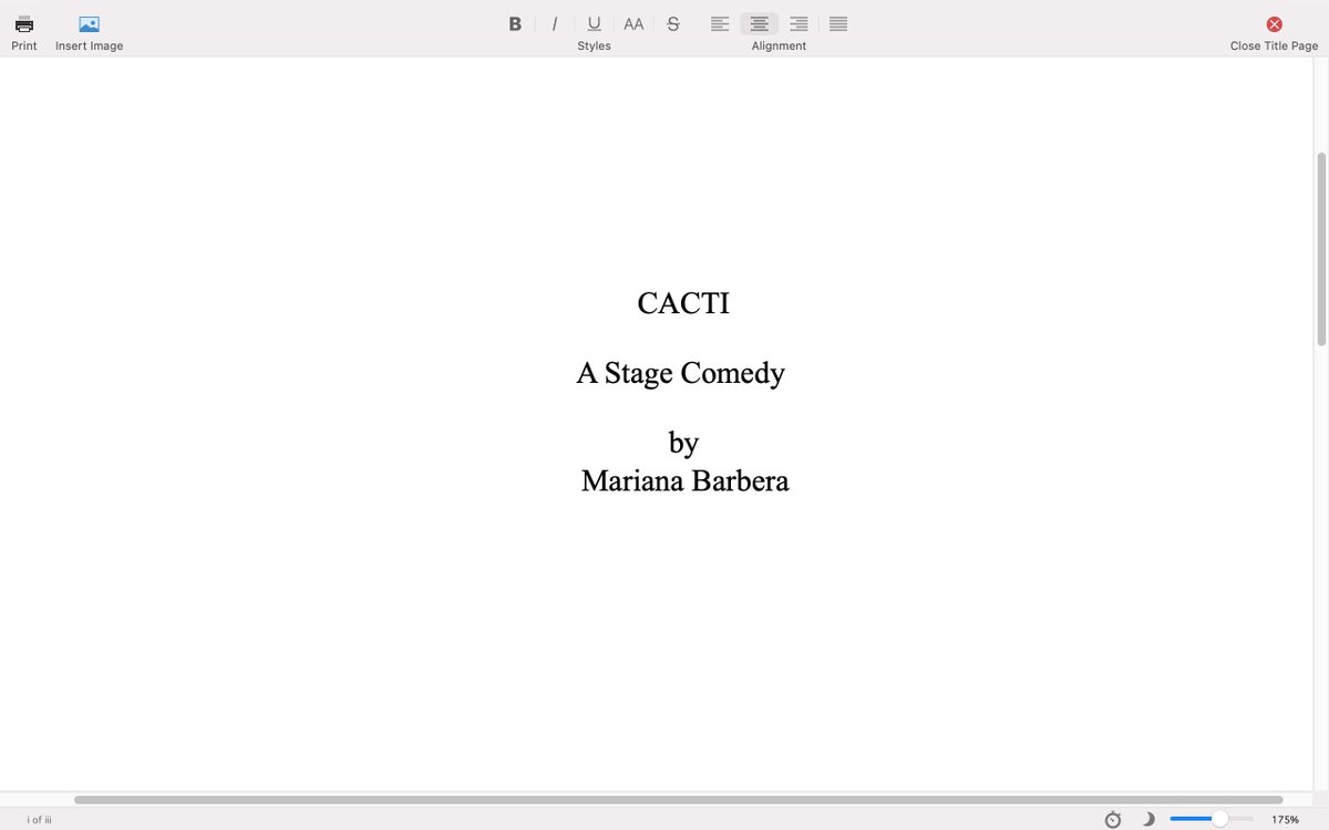 Such a fun journey writing #Cacti #MyNewPlay #StageComedy #TwoHander
