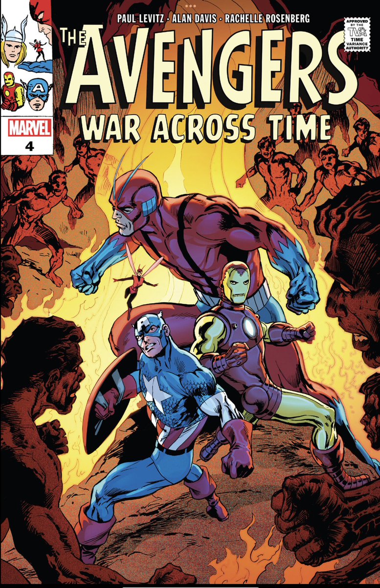 MartGray's tweet photo. I can’t tell you how much I’m enjoying Paul Levitz and Alan Davis’s Avengers: War Across Time - it’s brilliant work by two classic creators honouring the earliest tales of Earth’s Mightiest Heroes. Proper Avengers. https://t.co/bUu6rswcHo