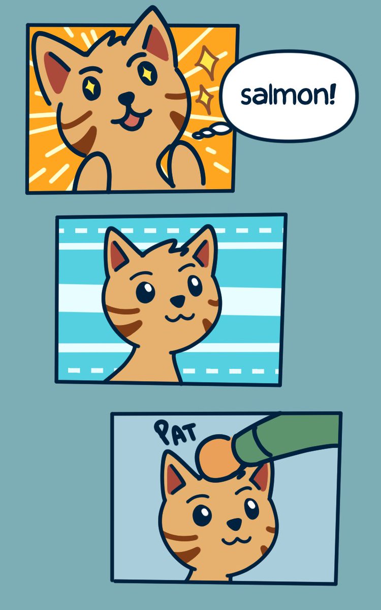 goodcatsrescue's tweet photo. episode 10: the salmon

 #theGOoDcats https://t.co/6UBzElyQ35