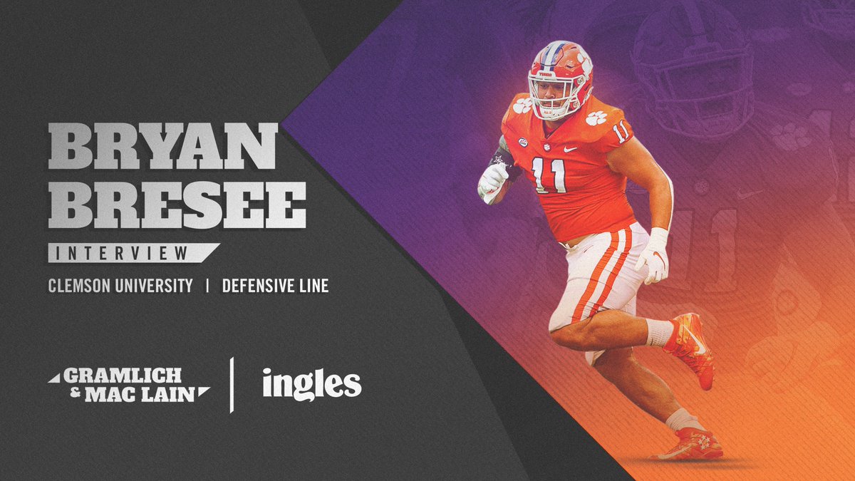 Kelly Gramlich (@kellygramlich) on Twitter photo Episode 279: The BIG MAN, <a href="/bryan_bresee/">Bryan Bresee</a>, joins the pod! 🙌🏼🐅
He talks about how <a href="/ClemsonFB/">Clemson Football</a> prepared him for his upcoming NFL transition, his combine experience & playing hoops on a Top-30 NFL visit.
Watch: tinyurl.com/yt7e5c9d
Listen: tinyurl.com/3c5tm2nn Episode 279: The BIG MAN, <a href="/bryan_bresee/">Bryan Bresee</a>, joins the pod! 🙌🏼🐅
He talks about how <a href="/ClemsonFB/">Clemson Football</a> prepared him for his upcoming NFL transition, his combine experience & playing hoops on a Top-30 NFL visit.
Watch: tinyurl.com/yt7e5c9d
Listen: tinyurl.com/3c5tm2nn