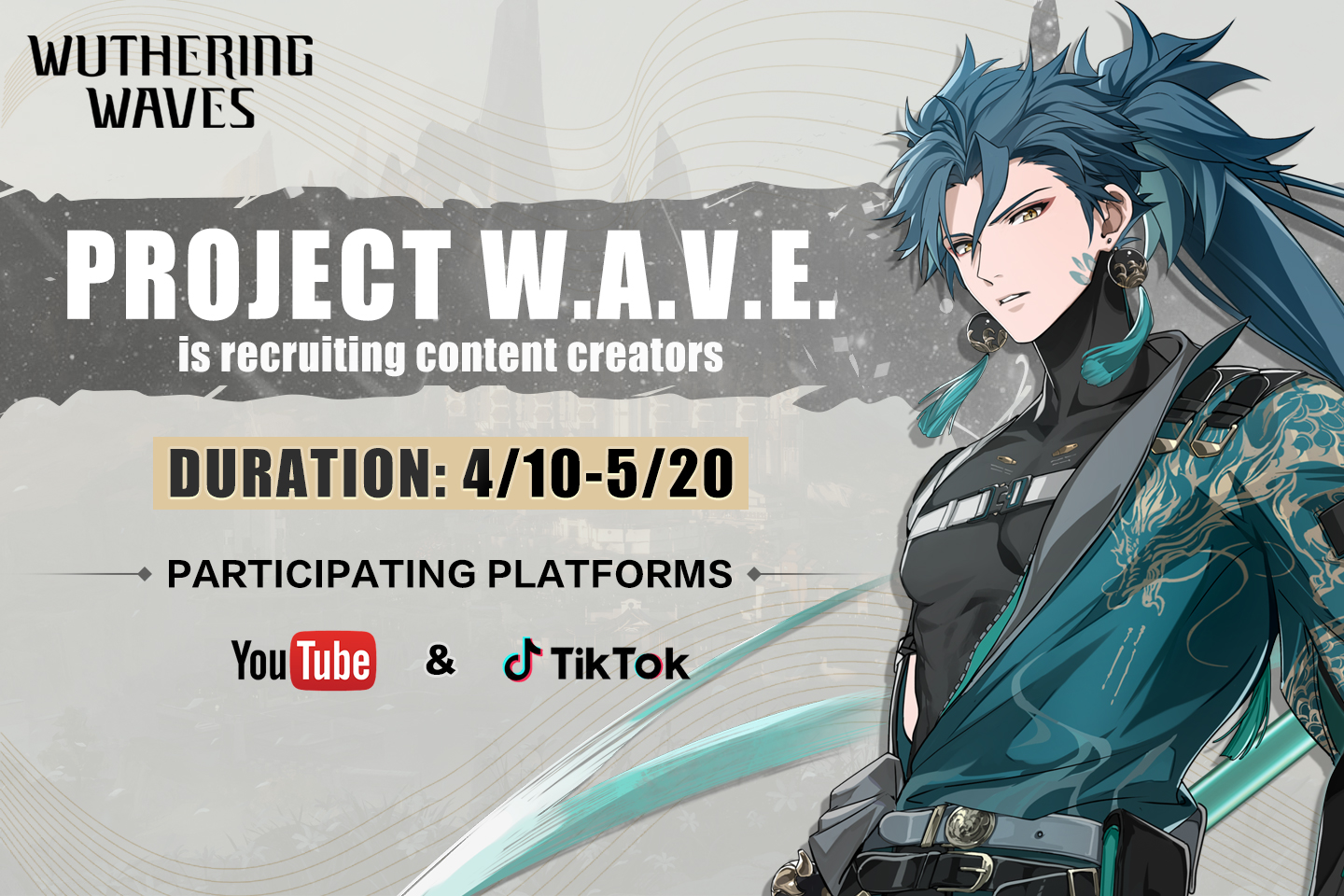 Wuthering Waves on Twitter "Project W.A.V.E. is recruiting fan work