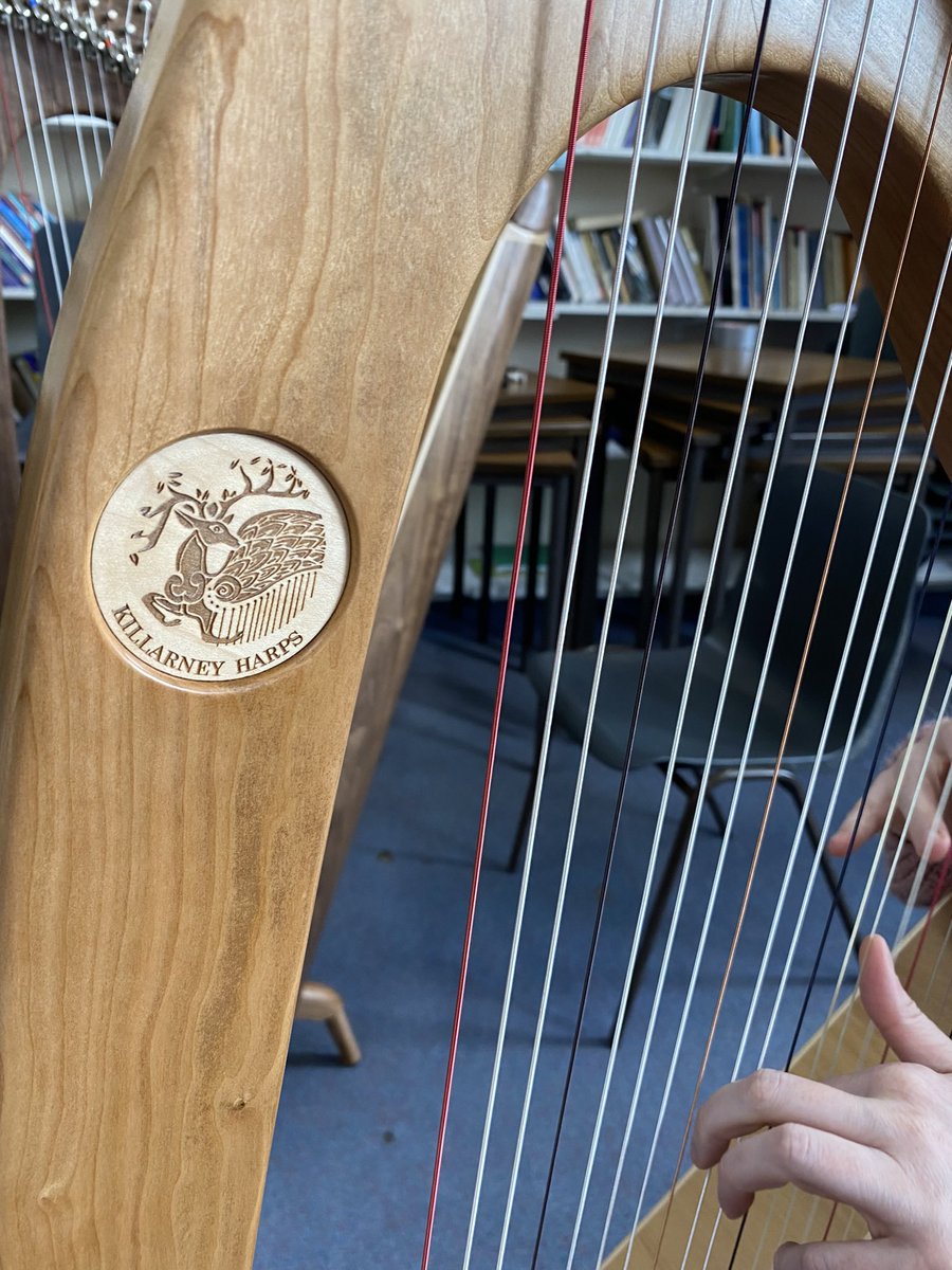 Pleser bod yng Nghaeredin ar gyfer cyngerdd Gwen.
Delighted to see Gwen on stage at the Harp Festival.