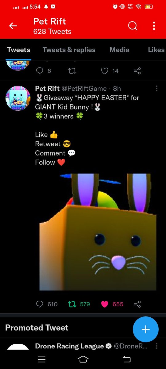 joshXjsph's tweet photo. @PetRiftGame Done🐇 https://t.co/T6kYIJyJYp