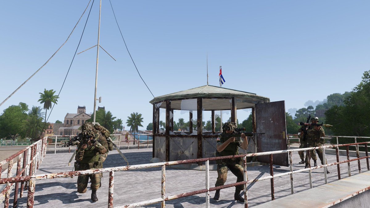 fantastiquewar's tweet photo. Grosse opération de notre camarade Dunklik Vendredi dernier, l'invasion de Cuba c'est très bien passer ! Merci à lui ! 

#Milsim #arma3 https://t.co/YM6BvOzScY