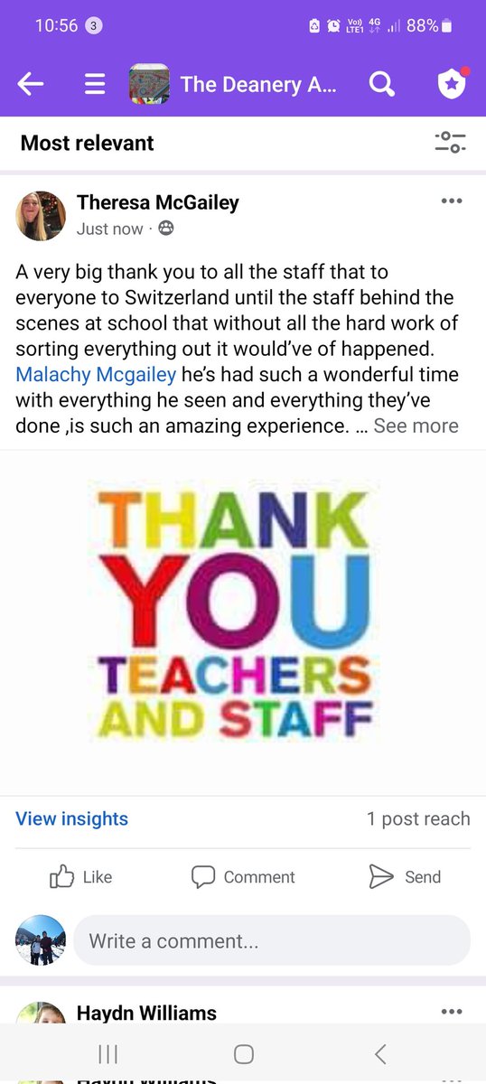 LOakley (@weasley54) on Twitter photo A few messages for <a href="/deaneryacademy/">Deanery Academy</a> and <a href="/KingfisherCe/">Kingfisher CE Academy</a> staff on the Facebook page. A great big thanks from me too. H had a brilliant time. A few messages for <a href="/deaneryacademy/">Deanery Academy</a> and <a href="/KingfisherCe/">Kingfisher CE Academy</a> staff on the Facebook page. A great big thanks from me too. H had a brilliant time.