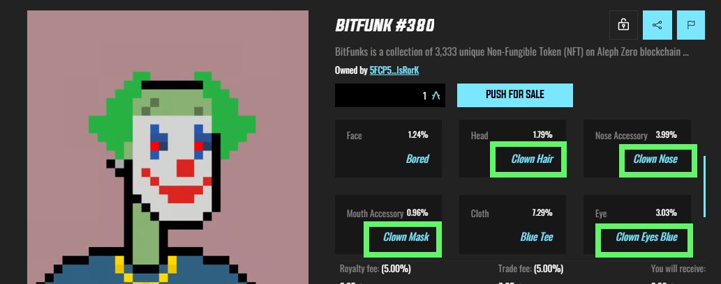 🎉HIGHEST SALE!💥

BitFunk#380
Sold for: 49 $AZERO

Congratulations to the buyer and seller

Our Mint still live on @ArtZero_io Launchpad: a0.artzero.io/#/launchpad/5D…

#AZERO #NFT #NFTsales