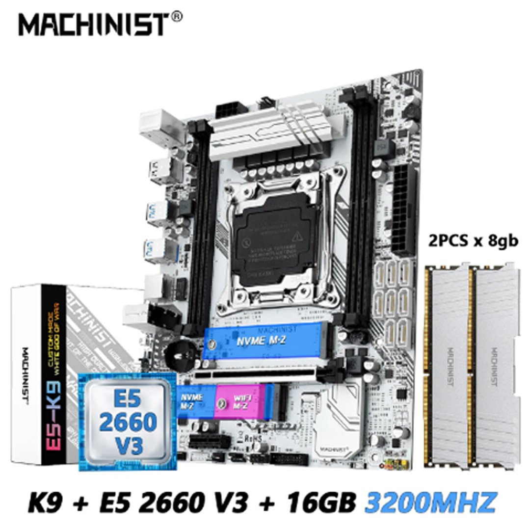 jkonlineshop3's tweet image. #ComputerComponents
alii.pub/6nigv5

MACHINIST E5 K9 X99 Motherboard LGA 2011-3 Set Kit With Xeon E5 2660 V3 CPU Processor and DDR4 16GB 3200mhz RAM Memory Combo

RAID Supported: No
Processor compatibility: Intel Xeon Scalable,Intel Core
Ports: M.2
Supports M.2 SSD: 2280
